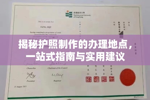 巴楚揭秘护照制作的办理地点，一站式指南与实用建议