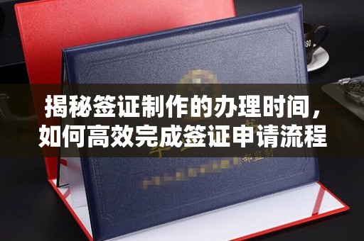 巴楚揭秘签证制作的办理时间，如何高效完成签证申请流程