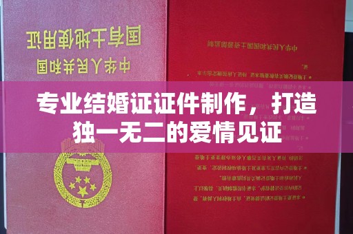 巴楚专业结婚证证件制作，打造独一无二的爱情见证