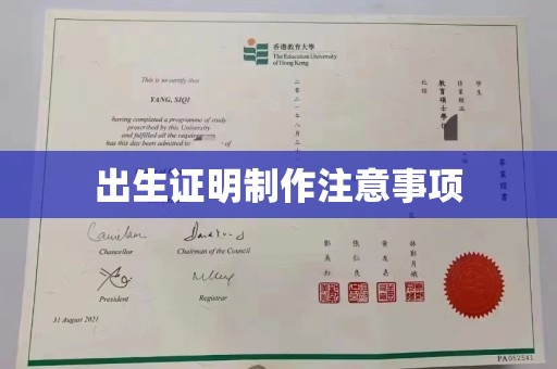 巴楚出生证明制作注意事项