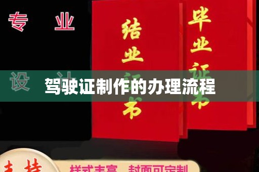 巴楚驾驶证制作的办理流程