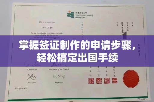 巴楚掌握签证制作的申请步骤，轻松搞定出国手续
