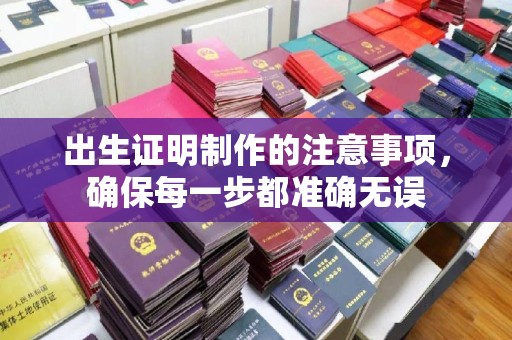 巴楚出生证明制作的注意事项，确保每一步都准确无误
