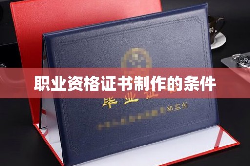 巴楚职业资格证书制作的条件