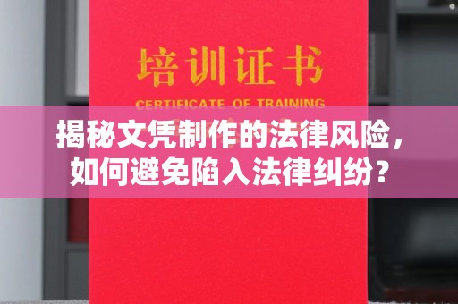 巴楚揭秘文凭制作的法律风险，如何避免陷入法律纠纷？