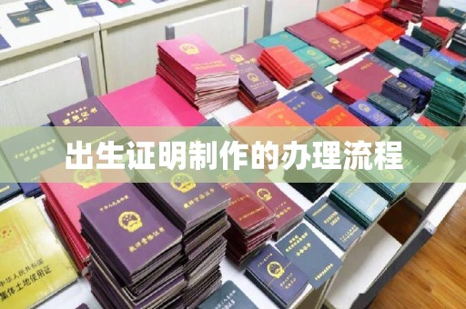巴楚出生证明制作的办理流程